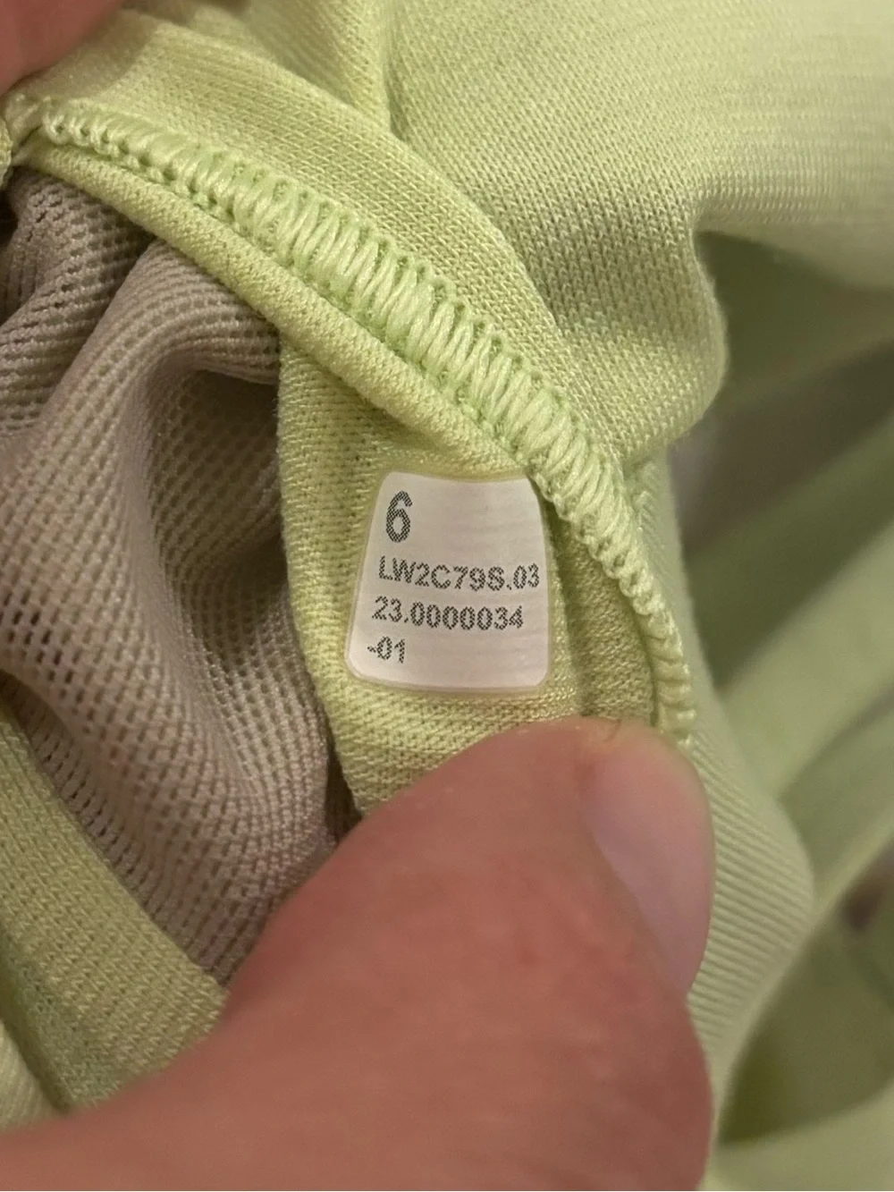 Lululemon Energy Bra *Medium Support, B–D Cups Faded Zap Size 6